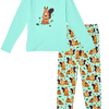 Pijama alegre para mujer Ardilla en el bosque