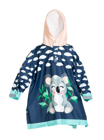 Impermeable infantil alegre Koala feliz