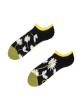 Calcetines sneakers alegres Margaritas en la noche