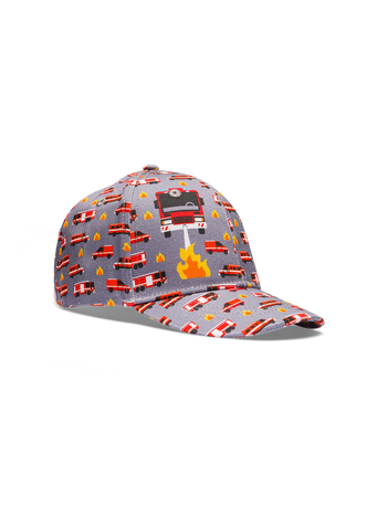 Gorra alegre infantil Bomberos en acción