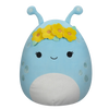 Squishmallows Natnat el Alien Azul Pastel con Corona de Flores, 40 cm
