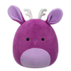 Squishmallows María Del Mar la Lebrílope Violeta con Cuernos Brillantes, 20 cm