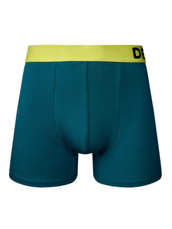 Bóxeres para hombre Verde turquesa y amarillo