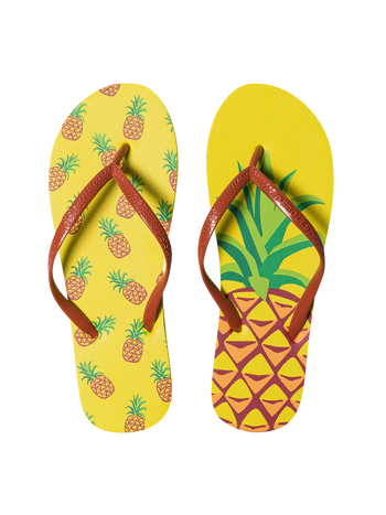 Chancletas alegres Piña fresca