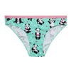 Bragas alegres para mujer Panda y corazones