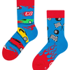 Calcetines infantiles alegres Coches rápidos