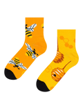 Calcetines de deporte alegres Abejas ocupadas