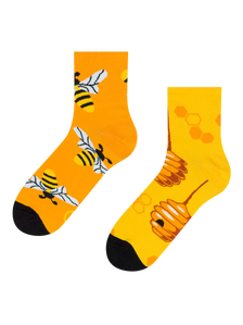 Calcetines de deporte alegres Abejas ocupadas