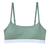 Bralette de modal para mujer Verde salvia