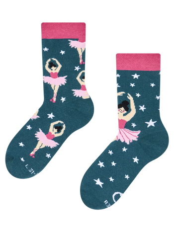 Calcetines infantiles alegres Bailarina