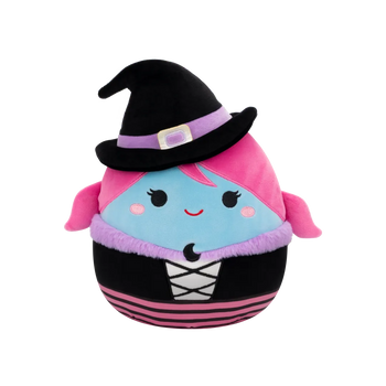 Squishmallows Frances, la Bruja Azul con Pelo Rosa, 20 cm