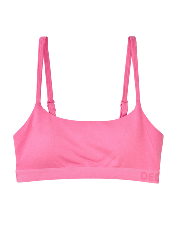 Bralette de modal para mujer Rosa begonia