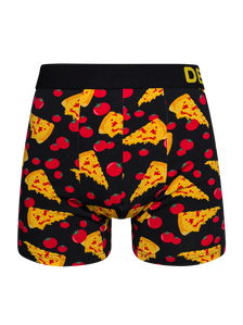 Bóxeres alegres para hombre Pizza de queso