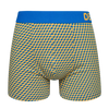 Bóxeres para hombre estampados en azul y amarillo