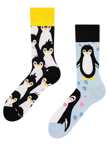 Calcetines alegres Pingüino en invierno