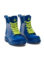 Botas de agua infantiles alegres Azul océano