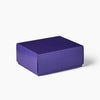 Caja regalo con estampado violeta