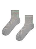 Calcetines tobilleros de senderismo para hombre, gris