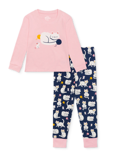 Pijama infantil alegre Gatito juguetón