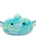 Squishmallows Stackables Reid el Pterodáctilo Verde Turquesa con Alas Brillantes, 30 cm