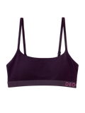 Bralette de modal para mujer Ciruela perfecta