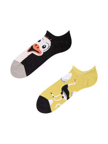 Calcetines sneakers alegres Avestruz