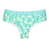 Bragas con encaje para mujer Camomila turquesa