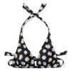 Top triangular alegre de bikini Margaritas en la noche