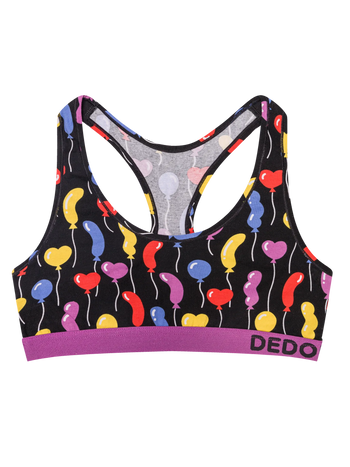 Bralette alegre para mujer Globos