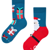 Calcetines infantiles Papá Noel y regalos