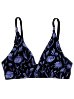 Bralette triangular sin costuras Amapola de medianoche
