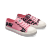 Zapatillas de lona infantiles alegres Gatos rosas
