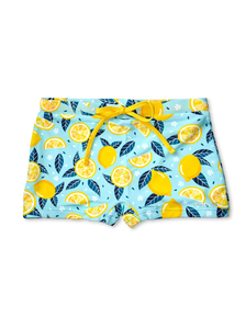 Bermudas alegres elásticas infantiles Limones de verano