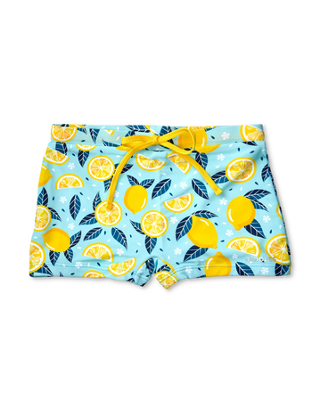 Bermudas alegres elásticas infantiles Limones de verano