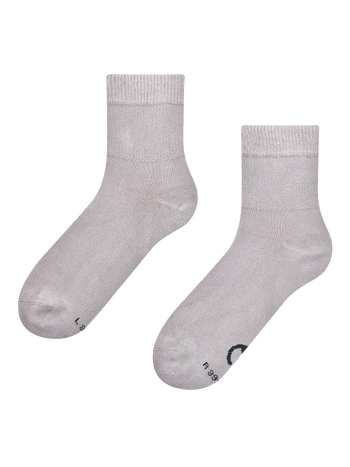 Calcetines de caña media antiestrés Gris ceniza