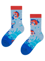 Calcetines infantiles alegres Pez globo divertido