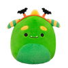 Squishmallows Callum el Monstruo Verde con Diadema de Murciélago, 20 cm