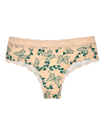 Bragas con encaje para mujer Hiedra y mariposas