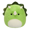 Squishmallows Fuzzamallows Tristan el Triceratops Verde, 30 cm