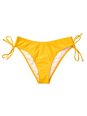 Braguitas de bikini ajustables Amarillo oro