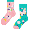 Calcetines infantiles alegres Mariposas dulces