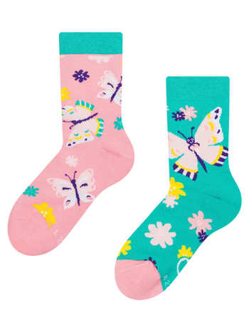 Calcetines infantiles alegres Mariposas dulces
