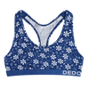 Bralette alegre para mujer Estampado azul