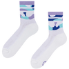 Calcetines de deporte funcionales alegres Camuflaje violeta
