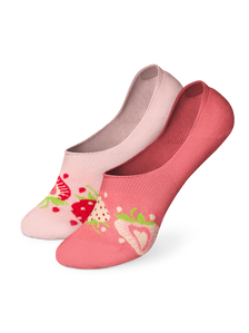 Calcetines invisibles alegres Fresas dulces