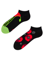 Calcetines tobilleros alegres Amapolas silvestres