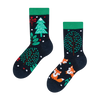 Calcetines infantiles alegres Zorro rojo