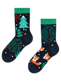 Calcetines infantiles alegres Zorro rojo