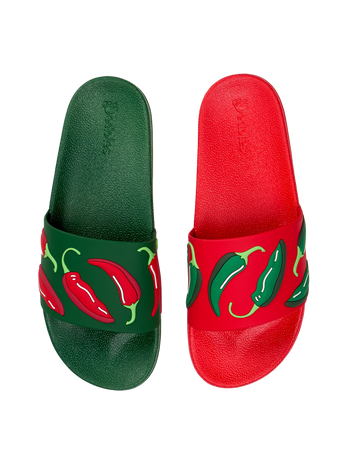 Chanclas alegres Pimientos picantes