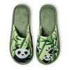 Pantuflas alegres Pandas y bambú